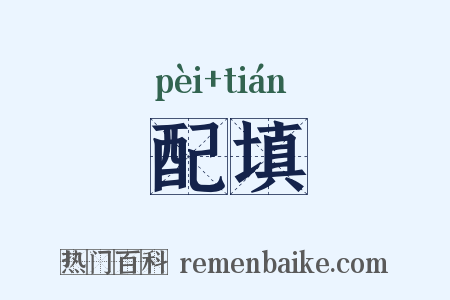 配填是什么意思的图片